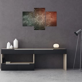 Tablou - Dodecagrama cosmică (90x60 cm)