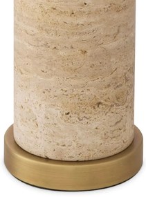 Veioza, Lampa de masa design LUX Lxry, travertin