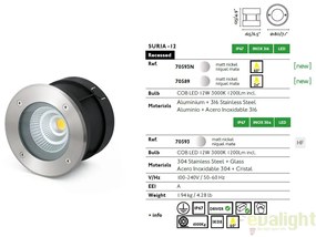 SPOT LED INCASTRABIL DE EXTERIOR SURIA-12 70589