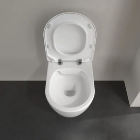 Villeroy & Boch 5656RSR1 - Vas WC suspendat AVENTO cu capac SoftClose, ceramică/alb