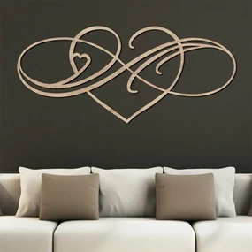 DUBLEZ | Tablou romantic - Infinity love
