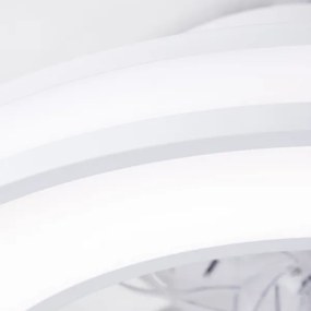 Ventilator LED RGBW dimabil de tavan Brilliant MONDELLO LED/26W/230V + telecomandă
