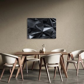 Tablou pe sticlă - Abstracție geometrică (70x50 cm)