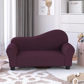Canapea pentru copii, violet, textil Violet