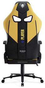 Scaun gaming din material Diablo X-Player 2.0 Normal Size: Dark sunflower