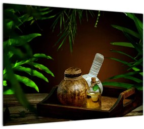 Tablou cu obiectele spa (70x50 cm)