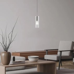 Lustră pe cablu ESTA 1xE27/40W/230V transparent/crom Rabalux 72048