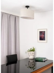 Lustră aplicată Duolla OVAL 1xE27/15W/230V gri