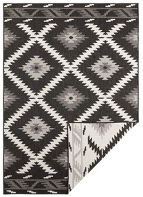 Covor adecvat pentru exterior NORTHRUGS Supreme Black, 170 x 120 cm, negru-crem