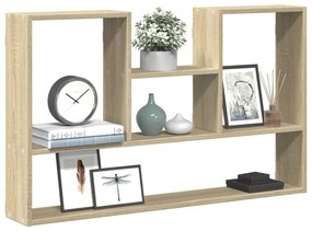 vidaXL Raft de perete, stejar sonoma, 99x15x60 cm, lemn prelucrat
