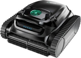 Robot fara fir pentru piscine Wybot M1, 120 W, 300 min, 400 m², Filtrare dubla, 2 randuri de perii, Planificare a traseului, Giroscop, Negru