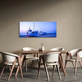 Tablou - Debarcarea în amurg (120x50 cm)