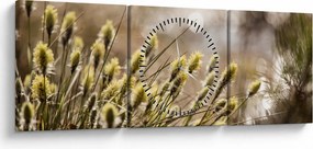 Tablou - Verde (cu ceas) (90x30 cm)