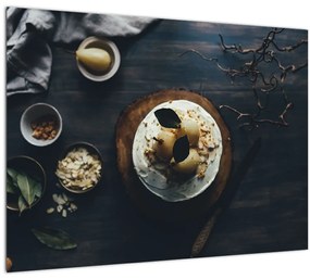 Tablou cu desert pe masă (70x50 cm)