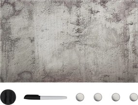 vidaXL Tablă magnetică de perete, 100x60 cm, sticlă