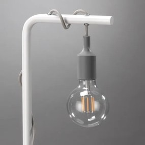 Lampă de masă ONLI WIRE 1xE27/15W/230V 48 cm gri/alb
