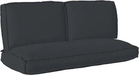 vidaXL Set de perne 3 pcs Negru Material Oxford