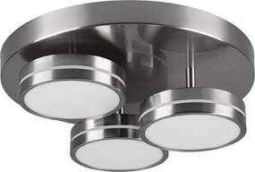 Trio - Plafonieră LED dimabilă FRANKLIN 3xLED/8,5W/230V Ø 35 cm crom