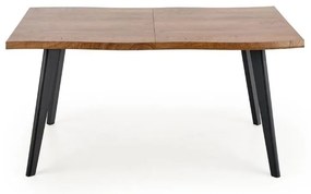 Masa de bucaterie Dickson, lemn natural/negru