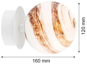 Aplică Argon 8454 FABIO 1xE14/7W/230V alb