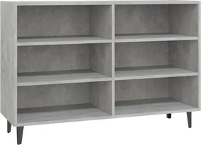 vidaXL Servantă, gri beton, 103,5x35x70 cm, PAL