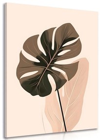 Tablou forme abstracte botanice de monstru