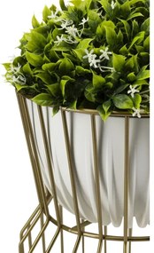 Suport de flori 50x26 cm auriu