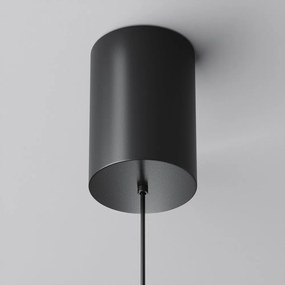 Lustra/Pendul LED iluminat design tehnic Plato D-18,5cm negru
