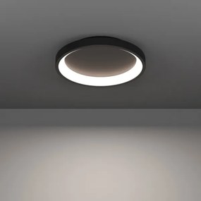 Eglo 901909 - LORETELLO‑Z Plafonieră LED RGBW dimabilă, 19,6 W, 230 V, Ø 35 cm, negru