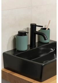 Dozator din ceramică pentru săpun Wenko Belluno, verde