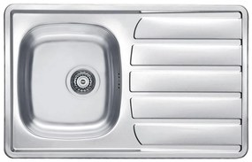 Chiuvetă de bucătărie ALVEUS 1098938 ZOOM 79x50 cm crom