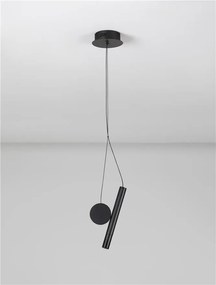 Pendul, Lustra LED design minimalist VERO negru