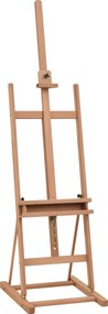 Vinsetto Sevalet Pictura Mare din Lemn de Fag, Sevalet  pentru Desen Reglabil cu Compartiment Depozitare, 53x50.5x171-230cm | Aosom Romania