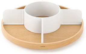 Organizator de baie în culoare naturală din lemn Bellwood – Umbra