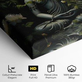 Tablou Canvas, 50x100cm, Dormitor si Living, Moderne, Buddha, Proud Buddha Statue