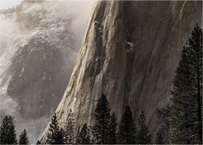 Tablou pe sticlă din valea Yosemite parcul național, SUA (70x50 cm)