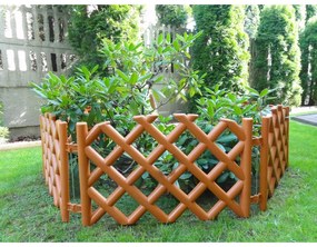 Gard de grădină culoare teracota