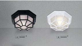 Plafoniera exterior stil traditional IP54 Outdoor 2942BK SRT