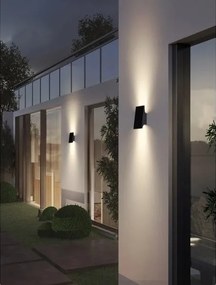 Viking - Aplică solară de perete LED dimabilă, 1,5W, 3,7V, IP65, 4000K, 2000 mAh