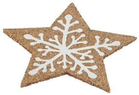 Suport de plută Altom Winter star 10 x 10 x 0,3cm, set de 6 buc.