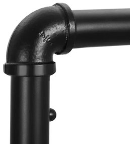 Cuier de podea mobil LINEA, maro/negru