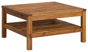 Set mobilier de gradina cu perne, 8 piese, lemn masiv acacia Morke gra, 3x colt + 3x mijloc + suport pentru picioare + masa, 1
