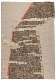 Covor maro/bej din lână 200x300 cm Briton – Dutchbone