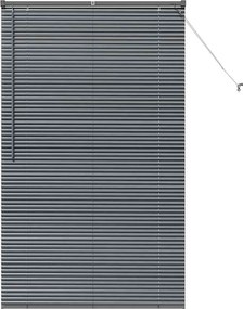 vidaXL Jaluzele venetiene Manual Gri închis 175 x 100 cm Aluminiu