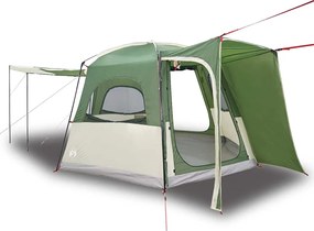 vidaXL Cort auto pentru 4 persoane, verde, impermeabil