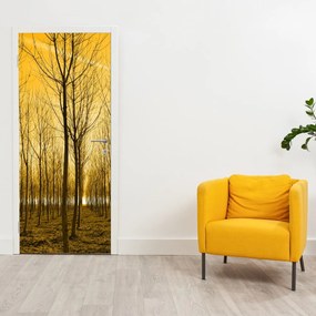 Fototapet pentru ușă - Plantație de pomi (95x205cm)