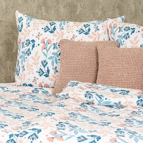 Lenjerie pat 4Home Blooming garden, bumbac crepona, 220 x 200 cm, 2 buc. 70 x 90 cm