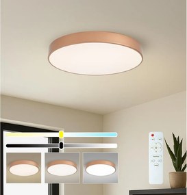 BRILAGI - Plafonier LED dimabil POOL LED/60W/230V, Ø 60 cm, culoare cupru + telecomandă