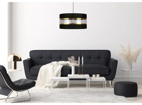 Lustră pe cablu LIND 1xE27/60W/230V negru