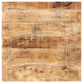 Masa de bar patrata, 60x60x110 cm, lemn de mango brut 1, 60 x 60 x 110 cm, lemn de mango nefinisat